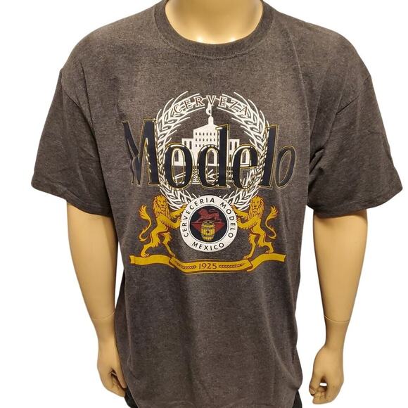 Modelo Gray Graphic T-Shirt Men's Large Unisex NWT - Picture 1 of 5